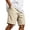 1-Beige0618BB, variant on Mens Quick Dry Shorts Elastic Waist Drawstring Athletic Shorts Men Solid Color Loose Fit Men's Beach Shorts