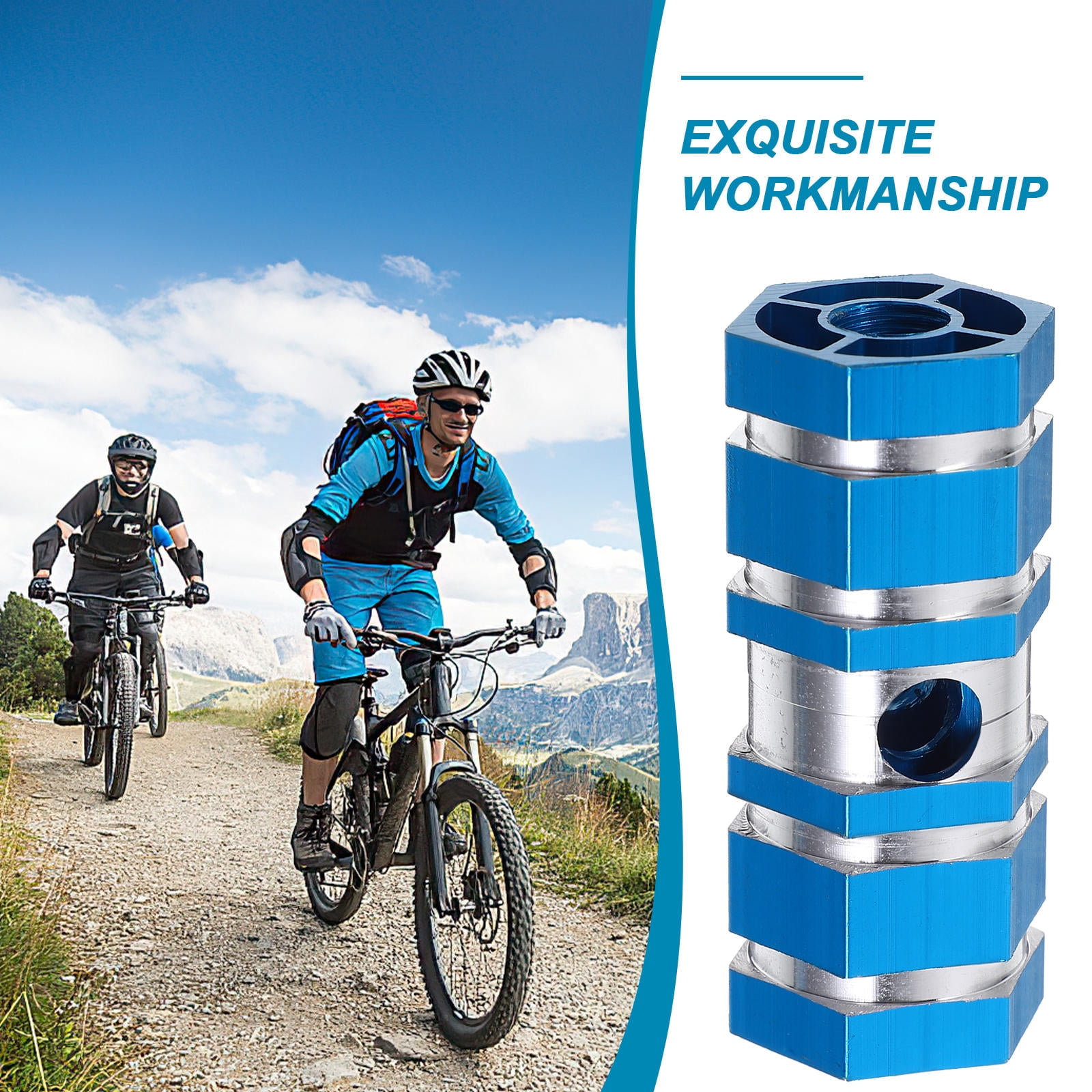 FRCOLOR Peg Stunt Mountain Biking Accessories Bike Grinding Pegs