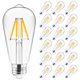 thumbnail image 1 of Bombilla LED Hizashi Edison, regulable, 4 W, 2700 K, 450 lm, E26, paquete de 18, 1 of 6