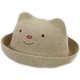 thumbnail image 1 of Sombrero de paja color café, bonito sombrero para el sol para niñas y niños, sombrero para el sol de playa de verano, 1 of 4