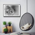 thumbnail image 2 of IDEA4WALL Framed Canvas Wall Art for Living Room, Bedroom Grey Rose Flowers Canvas Prints for Modern Home Decoration Ready to Hang, 2 of 4