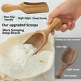 thumbnail image 6 of NANDIYNZHI 2pcs Mini Acacia Wood Coffee Spoons Wooden Scoops For Jars Coffee Bean Scoop Multipurpose Spoon Wood Measuring Spoons Mini Wooden Scoops Coffee Scoop For Ground Coffee, 6 of 7