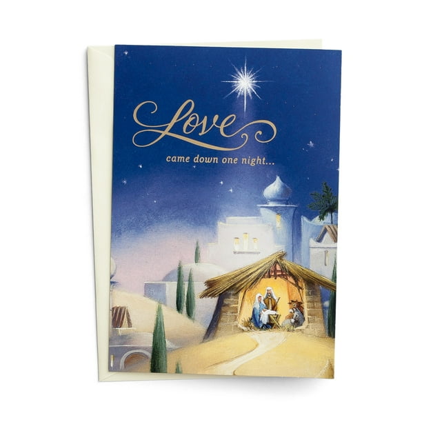 DaySpring, Love Came Down One Night, 50 Christmas Boxed Cards, KJV