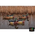 thumbnail image 2 of AVIAN-X Topflight Wood Ducks Durable Ultra Realistic Floating Hunting Duck Decoys, Pack of 6, AVX8083, 2 of 5