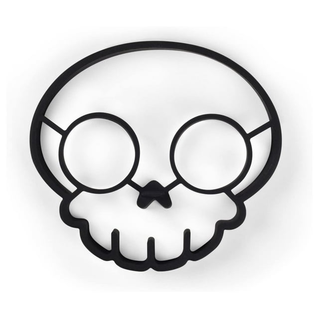 Herramienta de cocina para cocinar, molde de huevo frito de silicona, molde para panqueques de calavera Xemadio LL-0321