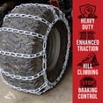 thumbnail image 5 of The ROP Shop Pair of 4 Link Tire Chains 29x12x15, 22.5x12x9, 26x13x10 for Polaris Ranger UTV, 5 of 9