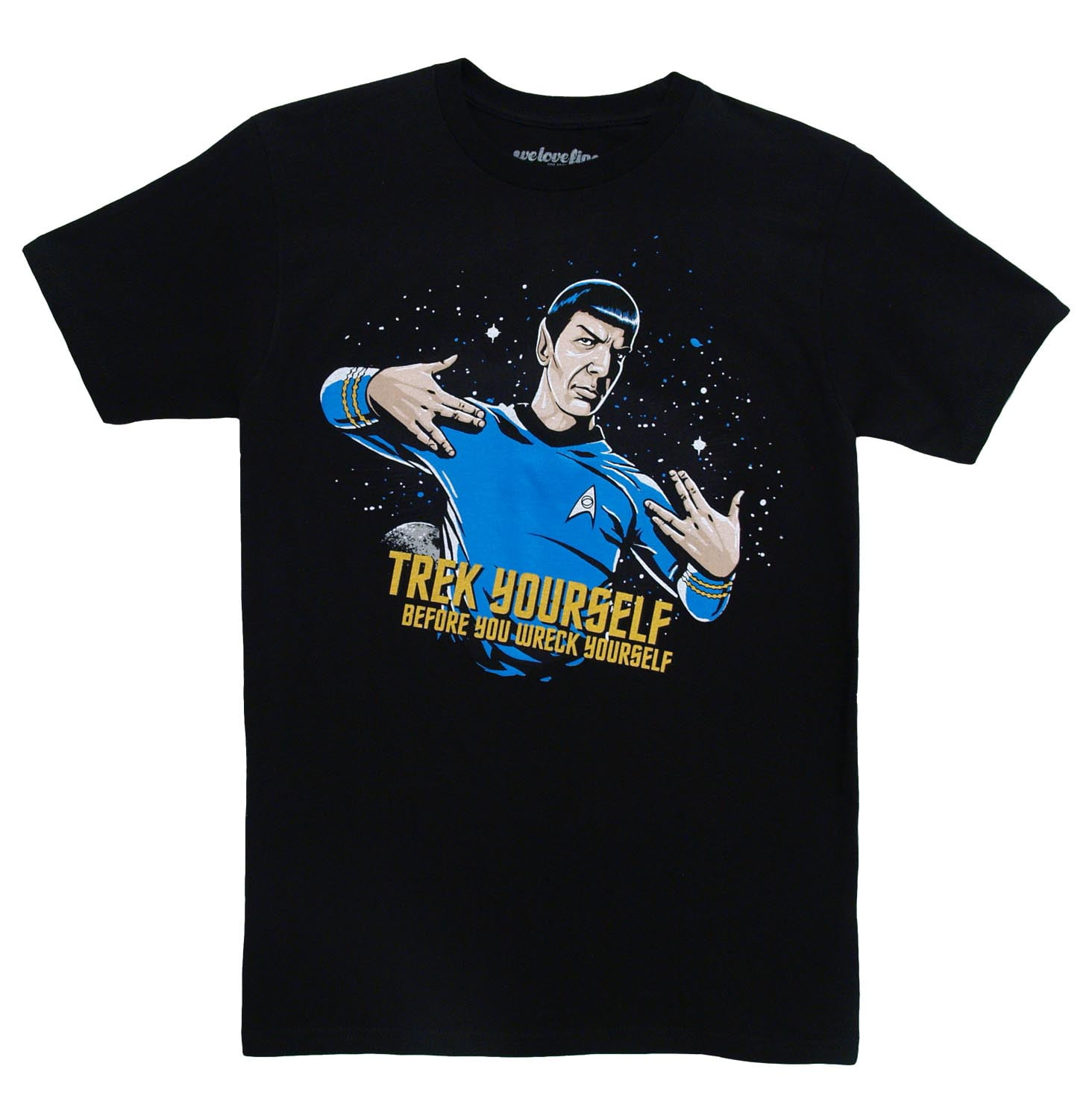 TREK YOURSELF Before You Wreck Yourself Spock Licensed BOYS /& GIRLS T-Shirt S-XL