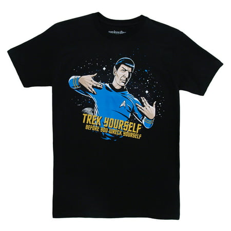 Star Trek Spock Represents Trek Yourself TV Show Mighty Fine Adult T-Shirt Tee