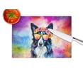 thumbnail image 4 of Border Collie Hippie Dawg Glass Cutting Board Large 12 in x 15 in, 4 of 5