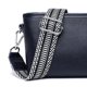 thumbnail image 2 of Bolso de hombro de piel de vaca de primera capa Bolso bandolera de moda Suave para el trabajo (Azul oscuro), 2 of 5