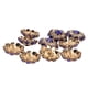 thumbnail image 4 of 10 Uds. Botón de diamantes de imitación forma de seta resina Metal Royalblue hebilla broche accesorios de ropa, 4 of 12