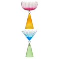 thumbnail image 1 of Cuenco de postre romántico de 2 piezas, vaso colorido para beber, copas de cristal para yogur para té , bebida, cóctel Gloria Cuencos de postre de copa, 1 of 7