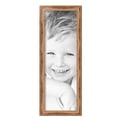 thumbnail image 2 of ArtToFrames 8" x 24" Honey Picture Frame, 8x24 inch Brown Wood Poster Frame (WOM-4085), 5 Pack, 2 of 7