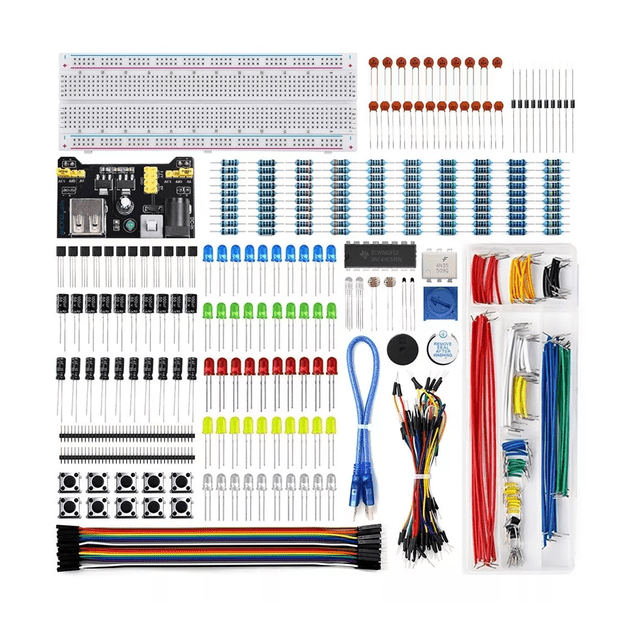 Kit Componentes Electronicos Para Arduino, Raspberry Pi Completo