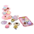 thumbnail image 4 of 1 Set of Tea Set Toys Simulation Tea Set Prop Decorative Tea Set Cartoon Tin Tea Party Toy Set, 4 of 6
