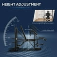 thumbnail image 4 of CoSoTower Support de Banc de Musculation avec Rack pour s'Accroupir, Banc Olympique Ajustable, Coussinet Multifonction pour Courber les Bras, Extension des Jambes, Gris, 4 of 7