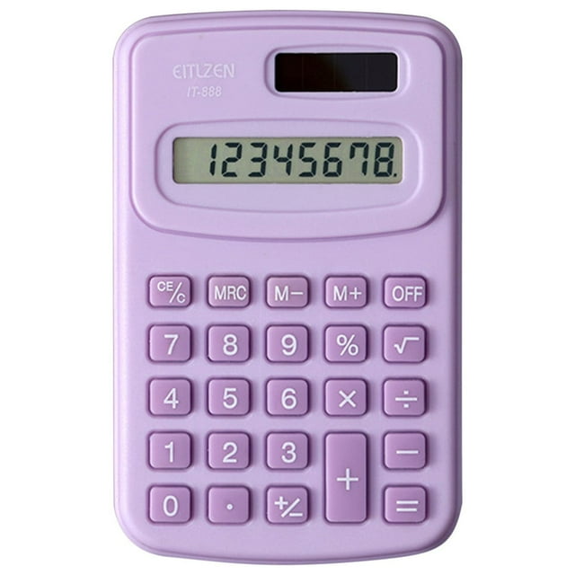 zanvin Calculator for Student, Basic Small Solar and Battery Operated, Large Display ,Handheld Calculator Basic Office Calculators