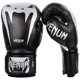 thumbnail image 1 of Guantes de boxeo Venum Giant 3.0 de piel de napa, 10 oz, color negro y plateado, 1 of 4
