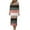j Black, variant on Lindreshi Midi Dresses for Women with Sleeves Women Fashion Summer Casual Short Sleeve V-Neck Printing Dress Loose Dress
