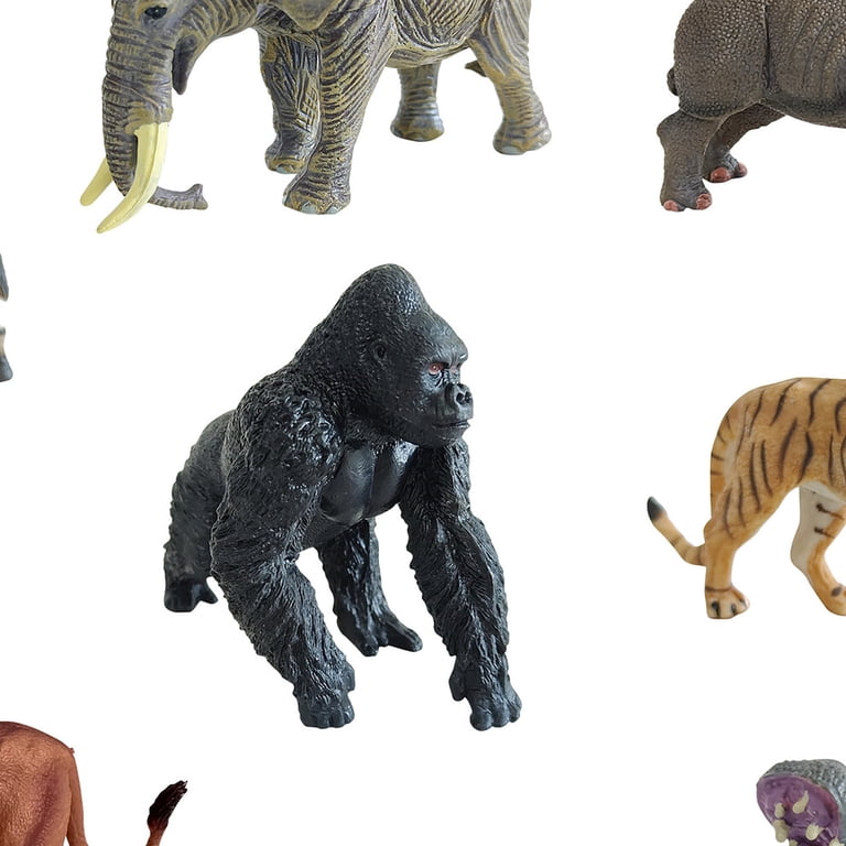 Animal Quest: Wild Safari Animals - 8 Piece Set, Toy Figurine
