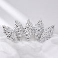 thumbnail image 5 of Christmas Tree Faux Pinecone Ornaments Set of 5, Glitter Hanging Faux Pine Cone Ornaments for for Xmas Tree Decor, 5 of 6