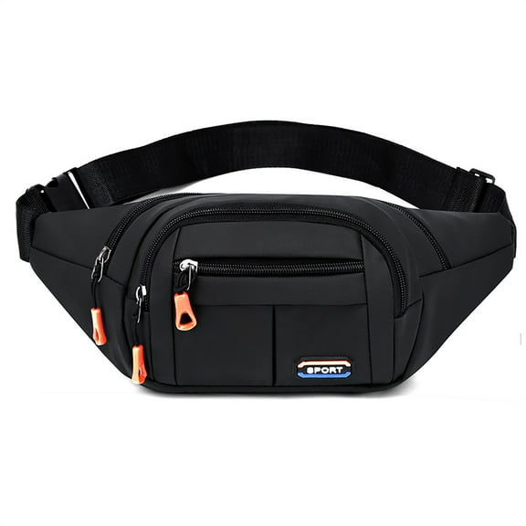 Marryso Waist Bag Men's Large-capacity-body Bag Retro Sports Chest Bag