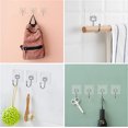 thumbnail image 4 of MSHUN All-Purpose Large Adhesive Hooks, Heavy Hold 37 lb(Max) Without Nails Self-Adhesive Traceless Wall Adhesive Hooks for Hanging Large Waterproof Stick on Hooks for Bathroom Kitchen Home (5-Pack), 4 of 9