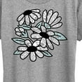 thumbnail image 3 of Instant Message - Patterned Flowers - Women's Short Sleeve Graphic T-Shirt, 3 of 6