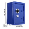 thumbnail image 3 of HLONK Storage Trunks & Bag Kids Bank Locker Safe With Key And Single Digit Lock Metal Money Safe Mini Password Cash Paper Money Savings Box Gift For Kids Boys And Girls Black, 3 of 9