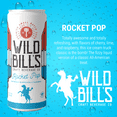 thumbnail image 5 of Rocket Pop - Wild Bill's Premium Craft Soda, Made w/ Pure Cane Sugar (4-Pack Carton, 12oz Cans), 5 of 8