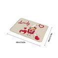 thumbnail image 4 of Taotanxi Valentines Day Door Mat Valentines Welcome Mats Outdoor For Front Door Valentine Gnomes Love Hearts Gifts Non Slip Doormat Indoor Entryway Floor Rug For Outsi, 4 of 8