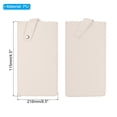 thumbnail image 2 of Uxcell PU Leather Knife Sheath Meat Cleaver Sheath Waterproof Knife Guard Deep White, 2 of 5