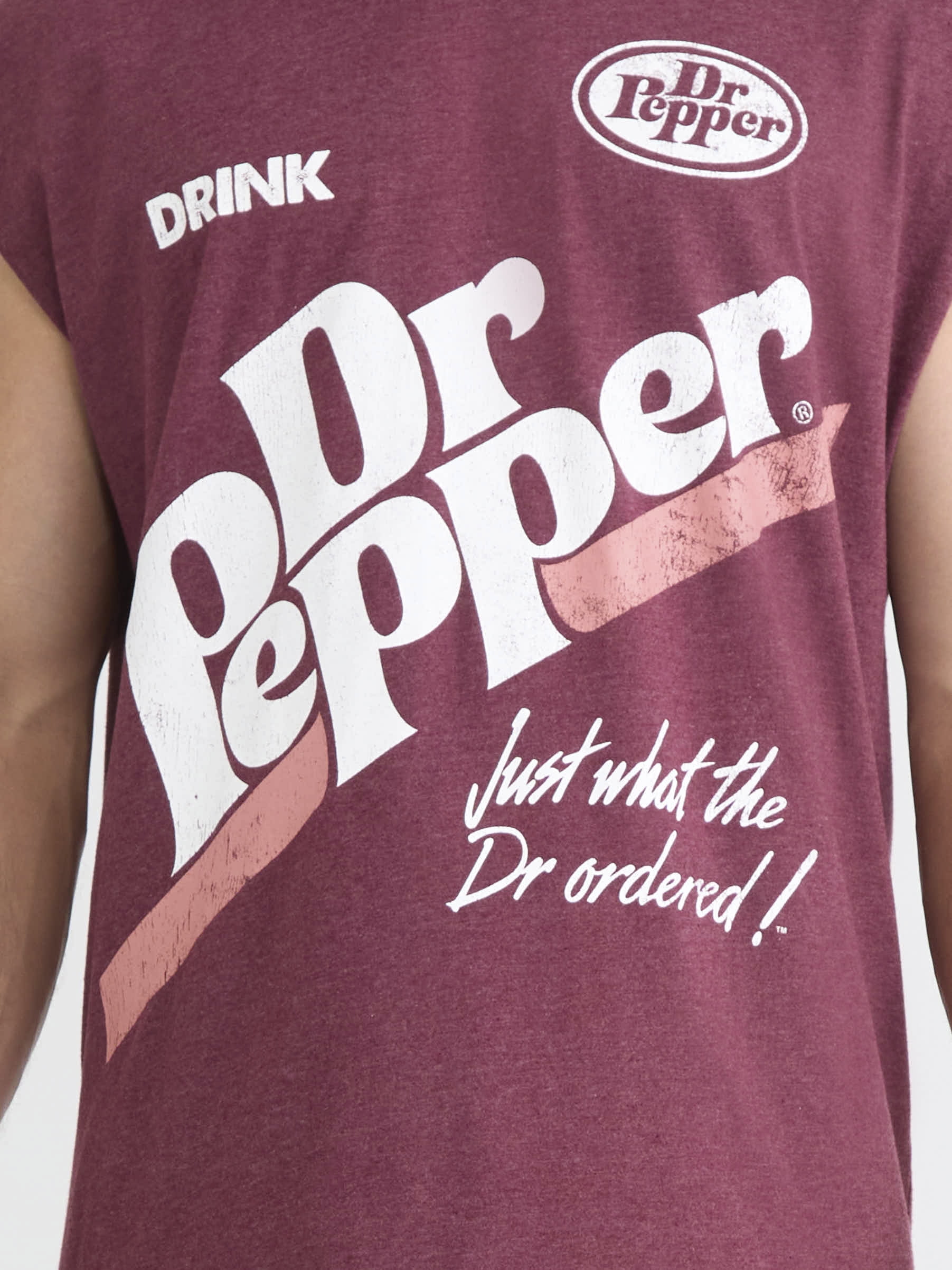 Dr Pepper Men's and Big Men's Graphic Print Muscle Tank Top, Sizes XS-5XL