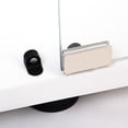thumbnail image 2 of White glass cabinet with 3 shelves, stable design / Great for showing jewelry and bags, 2 of 6