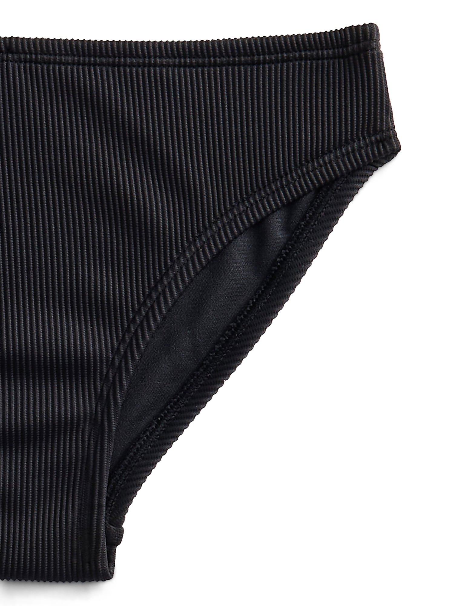 Weekend Academy Girls Solid Rib Bikini Swim Set, 2-Piece, Sizes 4-18