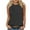 Black, variant on Qetyuw Solid Crew Neck Tank Tops Women Basic Comfy Loose Cami Tops Ladies Summer Sleeveless T-shirts Petite Going Out Blouses Green Shirts