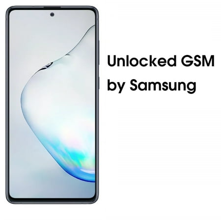 Samsung Galaxy Note 10 Lite N770F 128GB Dual-SIM GSM Unlocked Phone (International Variant/US Compatible LTE) - Aura Black
