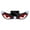 B, variant on Solar Demon Eye LED Car Window Light,  Waterproof Devil Eyes Light,  Powered Devil Eye Warning Lights, Devil Eyes Lights for Windshield for Cars Trucks - Color A