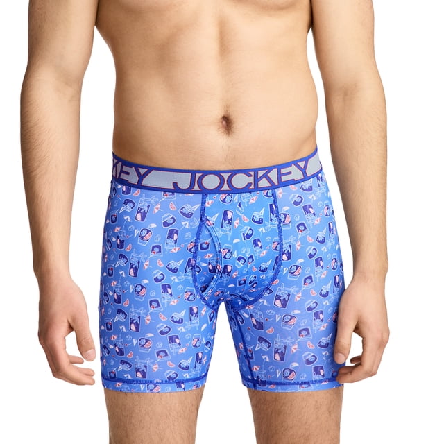 Jockey Men's Active Microfiber 5" Boxer Brief