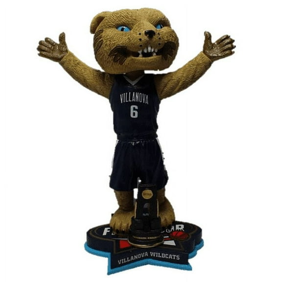 will d. cat villanova wildcats exclusive champions bobblehead