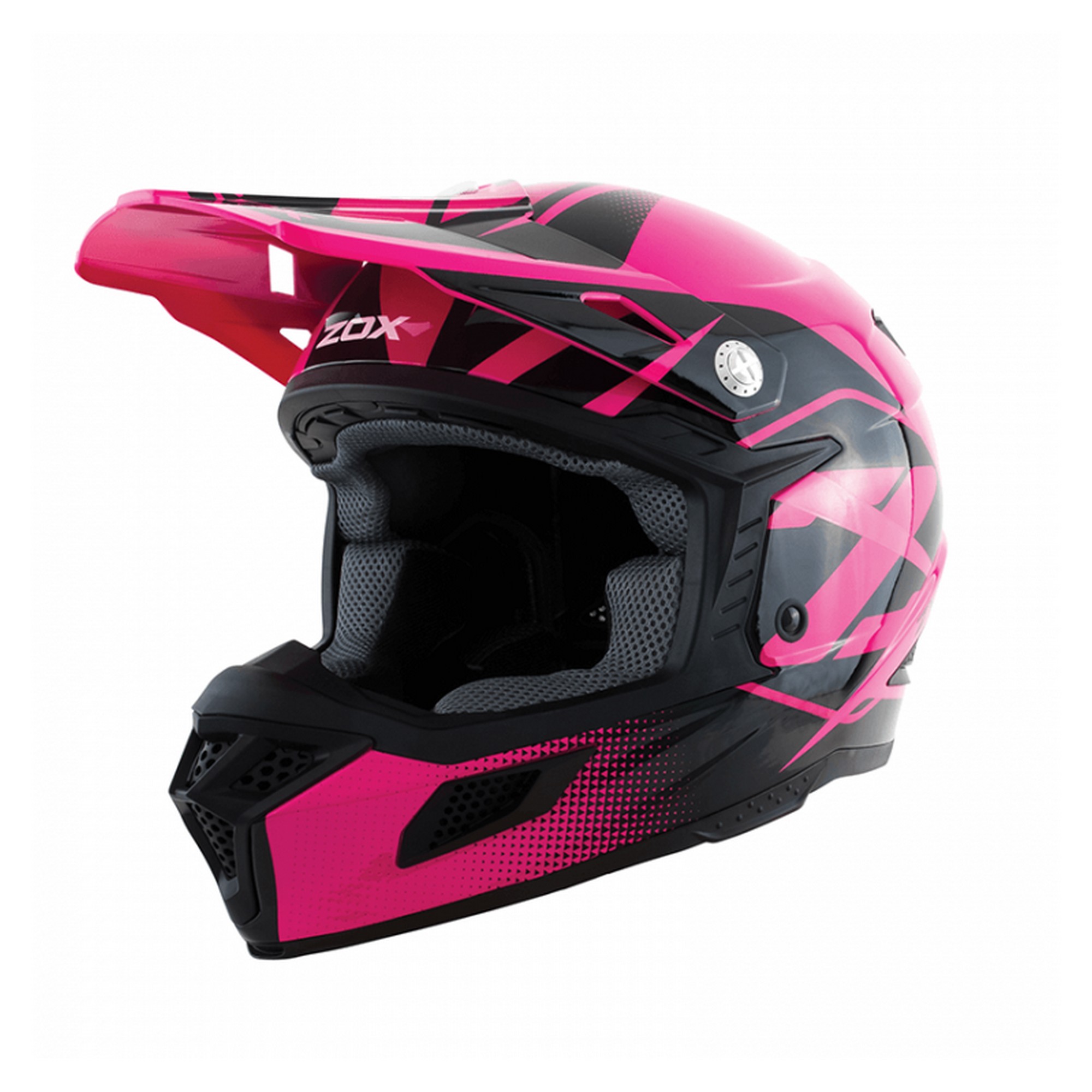 Zox MX10 Fuse MX Offroad Helmet Matte Pink/Black
