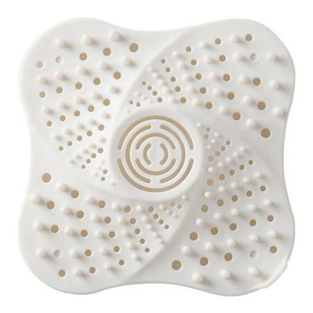 

Rubber Hair Catch Shower Drainer Flexible Bathtub Strainer With 4 Strong Suction Cups