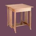 thumbnail image 2 of End Tables Living Room Unfinished Oak Mission End Table 24.5 in. Height Renovators Supply, 2 of 7
