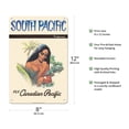 thumbnail image 2 of South Pacific - Fly Canadian Pacific Air Lines - Vintage Hawaiian Travel Poster c.1960s - 8 x 12 inch Vintage Metal Tin Sign, 2 of 4