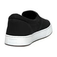thumbnail image 3 of MaCae Unisex Canvas Slip On Fashion Shoe With Unique Sole, Casual Sneakers, Office Shoes, Canvas Slip On Shoes - Black/Astronaut 5M/7W, 3 of 7
