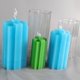 thumbnail image 3 of Bloques de construcción con moldes para velas hechos a mano para hacer uno mismo, modelo geométrico con forma de cruz, 3 of 5