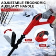 thumbnail image 3 of HuiXinOu Cordless Electric Snow Broom, Foldable Handheld Snow Removal Tool for Light Snow, Quick Clearing of Cars, Steps, Sidewalks, and Patios, 3 of 6