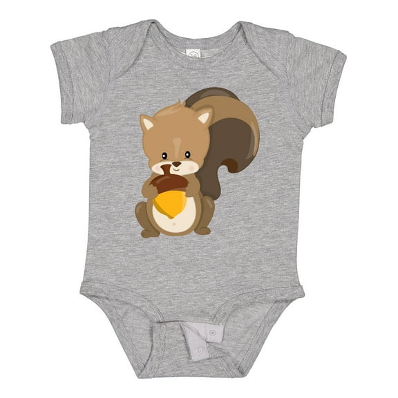Inktastic Cute Woodland Animal Squirrel Boys or Girls Baby Bodysuit