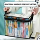 thumbnail image 5 of Caja de almacenamiento de libros antiguos, artefactos, libros, estantería para estudiantes, organizador de libros para el aula, bolsa transparente para el hogar, resistente al vapor de agua., 5 of 6