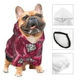 thumbnail image 2 of Bingfone Geometry Dog Clothes Hoodie, Pet Winter Coat,Puppy Sweatshirts for Small Dogs Boy Girl,Suitable for All Breeds-Medium, 2 of 6